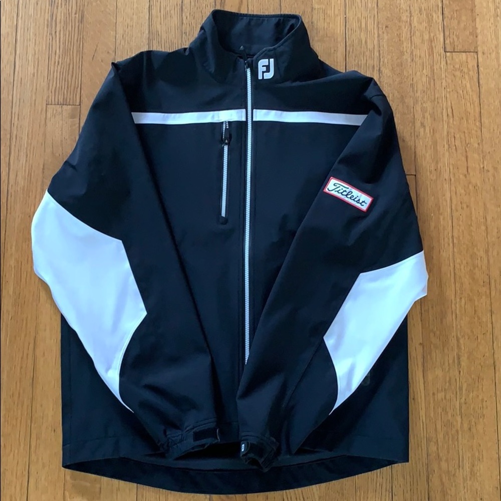 Footjoy TOUR XP tour only logo rain jacket black M